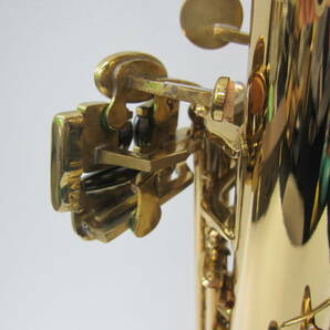 129 楽器祭 ミネルバ ソプラノサックス MSS56A 使用品 自宅保管品 MINERVA saxophone 木管楽器 ゴールド ハードケース付きの画像9