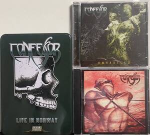 Confessor セット 「Condemned」リマスター &２００５年作「UNRAVELED」 & DVD作品「Live In Norway」 METAL テクニカルメタル ドゥーム 