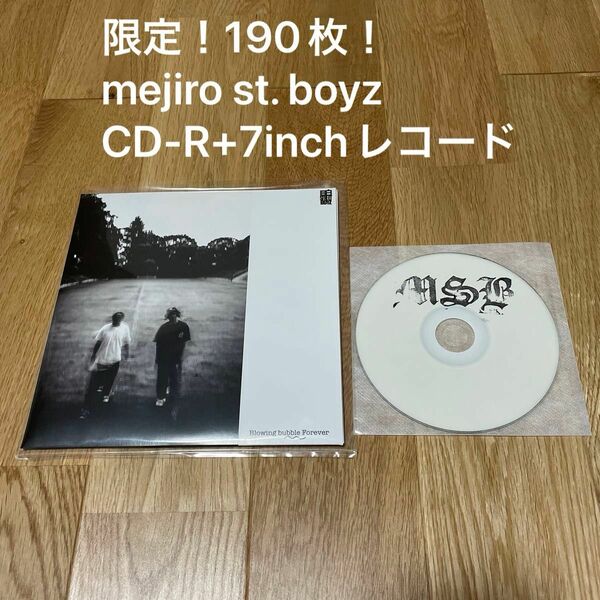限定！190枚！mejiro st. boyz CD-R+7inchレコード J.COLUMBUS PHONEHEAD