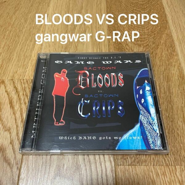 SACTOWN BLOODS VS CRIPS CD gangwar G-RAP hiphop rap ヒップホップ ラップ
