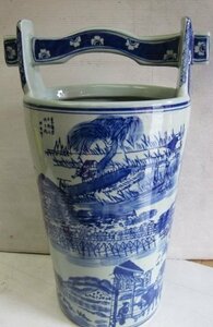 陶器水汲み　　　 花器　　水器　　陶器　　花瓶　傘立て　店舗　　旅館