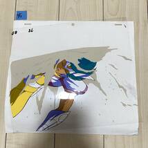 管35 聖闘士星矢 セル画＋原画 白銀聖闘士 シルバーセイント 猟犬星座（ハウンド） アステリオン 当時物・貴重な品！！_画像1