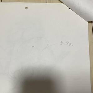 管55 聖闘士星矢 原画（下書き原画) セット フレア＆青銅聖闘士 白鳥座 キグナス 氷河 当時物・貴重な品！！の画像3