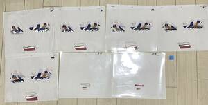  tube 11 Saint Seiya cell picture . original picture. 14 pieces set that time thing * valuable . goods!!