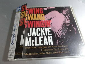 JACKIE McLEAN　ジャッキー・マクレーン　　　SWING SWING SWING IN　　　　 帯付き国内盤　