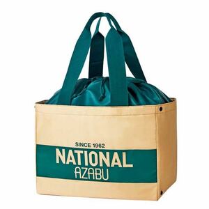 NATIONAL AZABU ナショナル 麻布　 保冷 ショッピングバッグ　トートバッグ エコバッグ レジかごバッグ