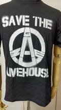 【未使用品】GAUZE tシャツ① SAVE THE LIVEHOUSE_画像1