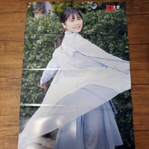 DK321 柿崎芽実×齊藤京子 丹生明里（日向坂46）◆ポスター 両面 雑誌付録の画像2