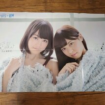 DK332A 西野七瀬×生田絵梨花（乃木坂46）◆ポスター 両面 雑誌付録_画像2