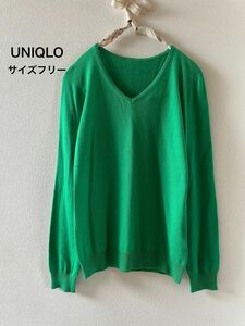 UNIQLO ニット セーター 長袖 Vネック