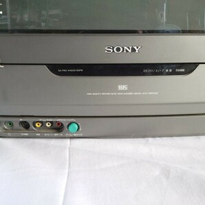 SONY ソニー トリニトロン KV-20VWS2 テレビデオ VHS 通電確認の画像4