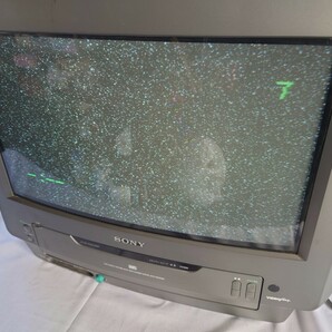 SONY ソニー トリニトロン KV-20VWS2 テレビデオ VHS 通電確認の画像1