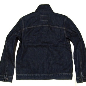 チュニジア製 70501 04 リーバイス S ヨーロッパ Levi's ジージャン デニムジャケット '90s ファースト ユーロ 濃紺 美USEDの画像6