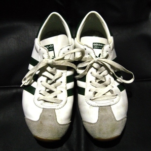 1993年製 adidas カントリー 26.5㎝ 白 緑 COUNTRY アディダス 034662 ビンテージ オールド 平成 レトロの画像3