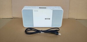 TOSHIBA Toshiba CD radio TY-C250 white 2017 year made portable CD player radio outer box manual less | secondhand goods, but first of all, first of all, is good condition. 1 point. 