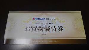 送料無料 ヤマダ電機 株主様お買物優待券 5000円分 2024年6月末まで ヤマダホールディングス 株主優待