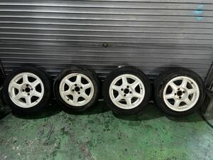 16インチ 4本 AVS VS-6 中古 7j+30 8j+35 s13 s14 180sx