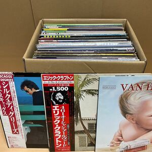 62枚まとめて/洋楽 ROCK POPS SOUL WORLD オールディーズ/LP レコード/BOZ SCAGGSエリッククラプトンLED ZEPPELINVAN HALENセット売り 0418