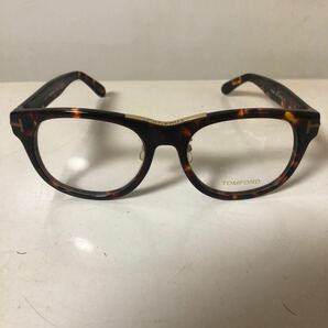 1000円スタートTOM FORD トムフォード TF9257 52J 53□19 140 サングラス メガネ 眼鏡 レディース メンズ 鼈甲柄の画像1