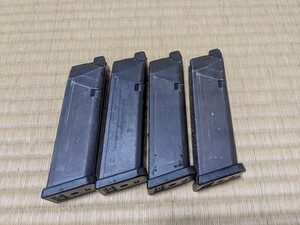 東京マルイ グロックマガジン GLOCK17 マガジン4本セット　ガスブロ用 G17 G18C G22 G19 G26 G34