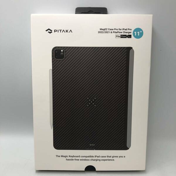 【未検品】PITAKA iPad Pro 11インチ ケース ワイヤレスのように充電可能 MagEZ Case Pro /Y20923-I2