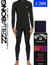 特価【サイズMT】BILLABONG ビラボン 3/2mm ファーナス Absolute GBS　バックジップ メンズ フルスーツ ウェットスーツ ■US-MTサイズ_画像1