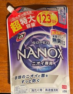 トップ スーパーナノックス NANOX 詰替 ニオイ専用 大容量 1230g