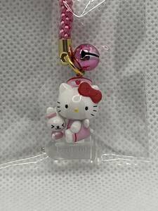 レア☆HELLO　KITTY☆メディカル　注射器ピンクナースキティ　根付け　2001年　