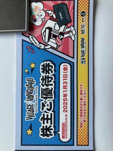 ヴィレッジヴァンガード　株主優待券　１冊＝１２０００円分　送料込み