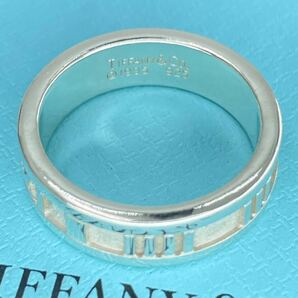 ★美品★ TIFFANY & Co. ティファニィーアトラス 銀製リング・シルバー925 17号の画像7