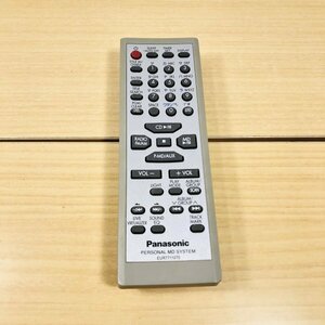 【動作OK/24-04-308】Panasonic パナソニック オーディオリモコン パーソナル MDシステム EUR7711070