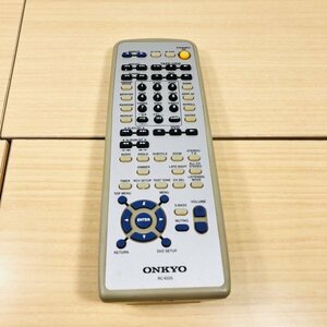 【動作OK/24-04-306】ONKYO オンキョー オーディオリモコン RC-633S