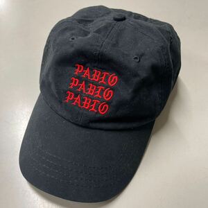 THE LIFE OF Pablo Squad VINTAGE JEAN JACKET ライフオブパブロ 帽子 キャップ CAP アメリカ製 MADE IN USAストリート 刺繍 ロゴ ブラック