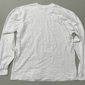 LOS ANGELES APPAREL ロサンゼルスアパレル 6.5OUNCE 長袖Tシャツ ロンT ホワイト Lサイズ ヘビーオンス 白 メンズ アメリカ製 MADE IN USAの画像6