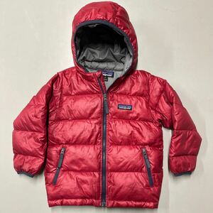 パタゴニア Patagonia ダウンジャケット アウター 3T キッズ 子供服 赤 レッド kids