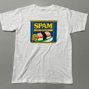 スパム SPAM Tシャツ Lサイズ 企業Tシャツ ハム 沖縄限定ラベル 未使用 メンズ 半袖 スラブTシャツ