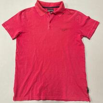 EMPORIO ARMANI エンポリオ アルマーニ ポロシャツ 半袖シャツ XLサイズ 赤 レッド メンズ_画像1