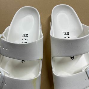 BIRKENSTOCK ビルケンシュトック アリゾナ EVA Arizona サンダル 40 26.0cm ホワイト 白 未使用 訳あり ドイツ製の画像3