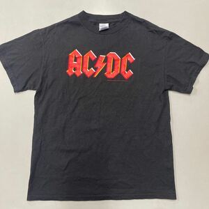 AC/DC エーシーディーシー Tシャツ バンドTシャツ バンT TENNESSEE RIVER テネシーリバー LOGO ロゴ ACDC 未使用 Mサイズ 半袖 ブラック 黒