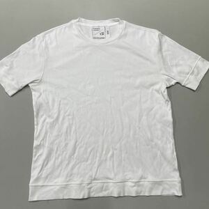 FORMAL JERSEY NANO UNIVERSE Tシャツ Lサイズ メンズ 白 ホワイト 無地 半袖