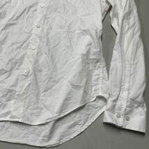 H&M ESSENTIALS No6 SLIM FIT 長袖シャツ エッセルシャルズ メンズ Mサイズ 白 ホワイト ワイシャツ_画像4