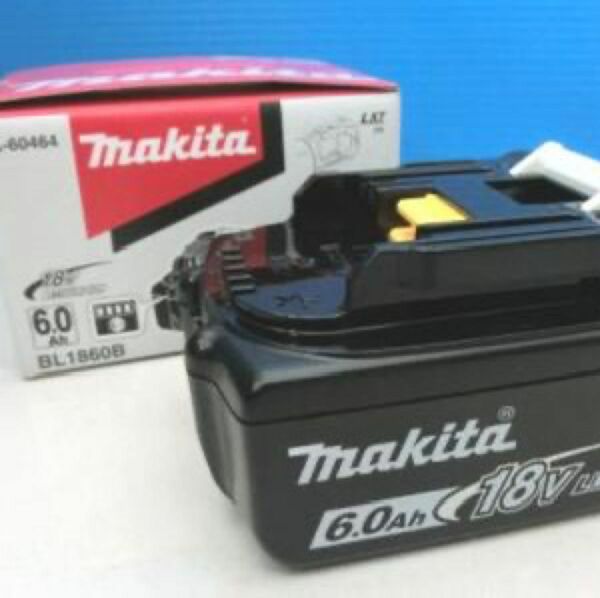 マキタ　新品未使用品　純正18Vリチウムイオンバッテリー　BL1860B 6.0Ah 箱無し　2個セット