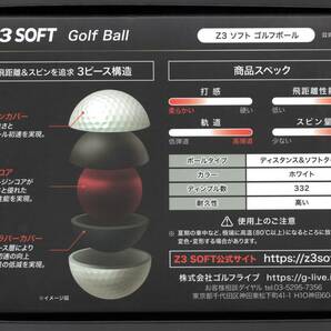 ☆送料無料☆新品☆10ダース(120個)まとめて☆ Golf Live オリジナルゴルフボール Ｚ3 SOFT ゴルフライブ ①の画像2