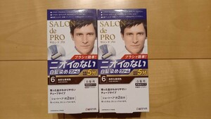 サロンドプロ　SALON de PRO 白髪染め　2パック　未使用