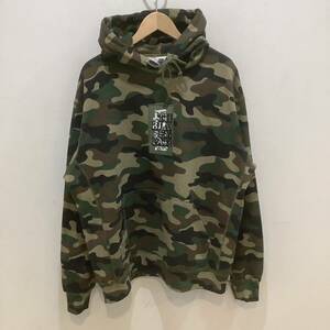 THE BLACK EYE PATCAH ブラックアイパッチ Camoflage Hwc Label Hoodie カモフラージュラベルフーディー パーカー取扱注意 カーキ L 658461