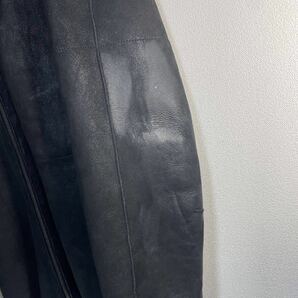 jil sander シープスキン オーバーサイズ ムートンジャケットレザージャケット ビンテージ 本革 ジルサンダー raf simons期の画像5