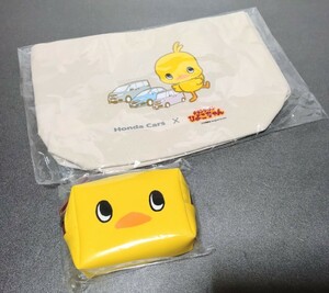 非売品　ホンダ×チキンラ―メン　ヒヨコちゃん　ランチト―トバッグ、オリジナルポーチ　セット