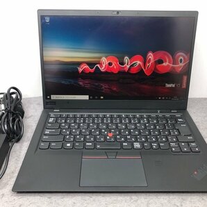 【Lenovo】ThinkPad X1 Carbon 6th 20KGSDKF01 Corei5-8350U 8GB SSD256GB NVMe WEBカメラ Windows10Pro 14inch フルHD 中古ノートPCの画像1