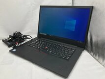 【Lenovo】ThinkPad P1 20MES02700 Core i7-8750H メモリ32GB SSD512GB NVMe NVIDIA Quadro P1000 Windows10Pro 15.6inch FHD 中古ノートPC_画像1