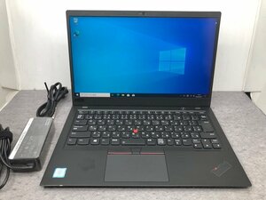 【Lenovo】ThinkPad X1 Carbon 6th 20KGSDKF01 Corei5-8350U 8GB SSD256GB NVMe WEBカメラ Windows10Pro 14inch フルHD 中古ノートPC